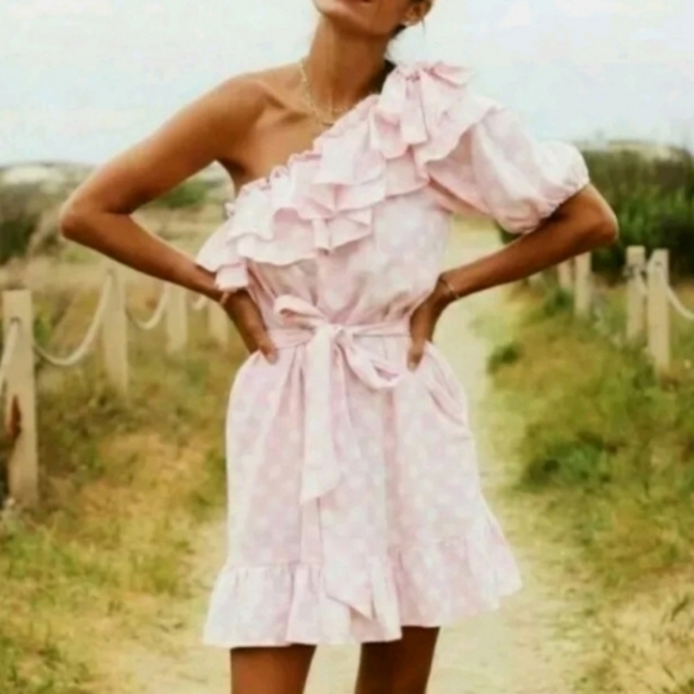 Lisa Marie Fernandez | Pink Polka Dot Dress Easter Dress